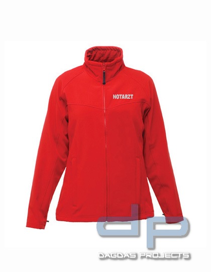 Damen Softshell Jacke Behörde in verschiedenen Farben mit Wunschaufdruck in reflex silber