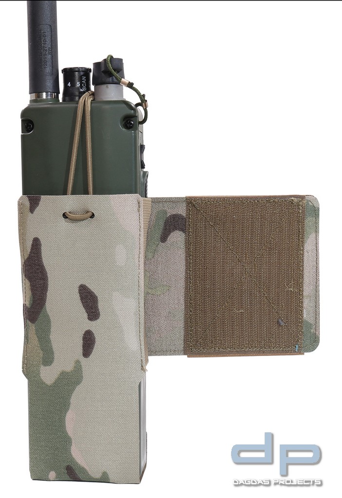 WAS Laser Cut Wing Velcro MBTIR Radio Pouch (Links)