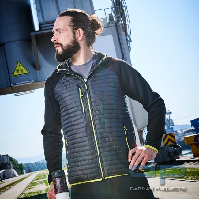 KOMBIJACKE ALBURG in Schwarz und Blau