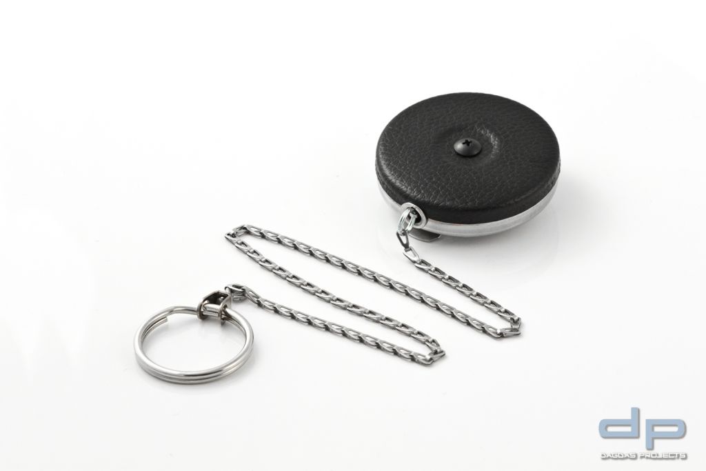 KEY-BAK, Clip Stahlkette 60cm schwarz