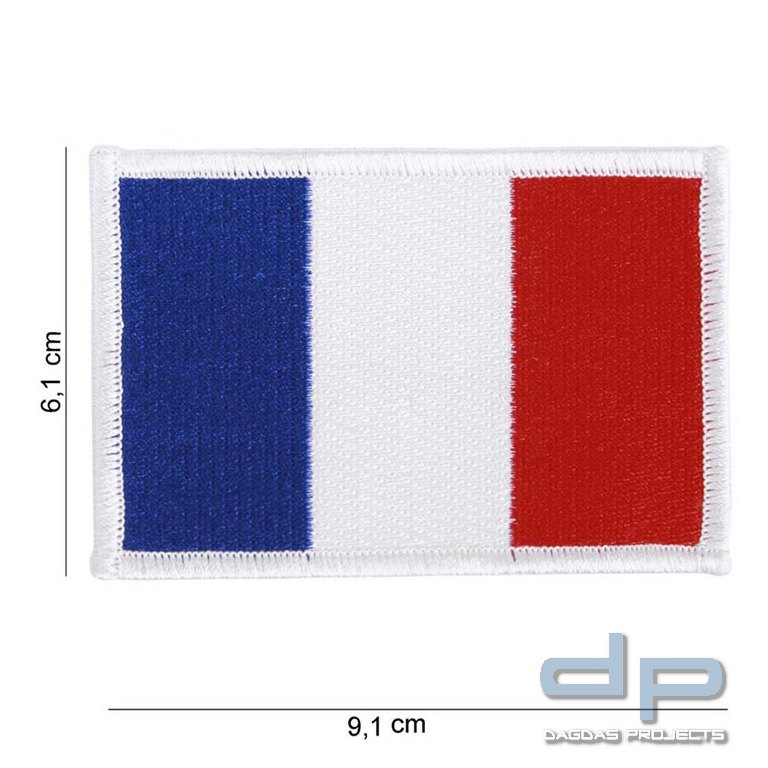 Emblem Stoff Flagge Frankreich