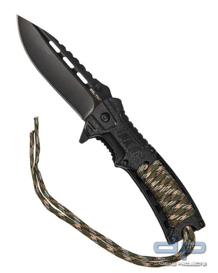 EINHANDMESSER PARACORD M.FIRE STARTER TARN VPE 5