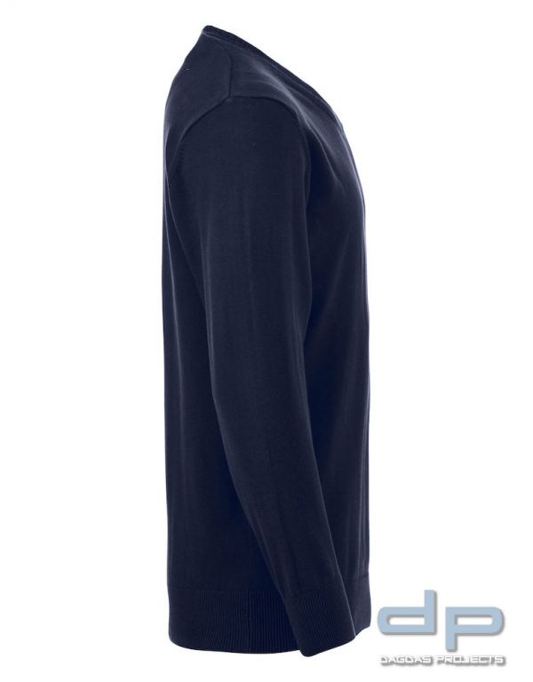 Herren Strickpullover V-Ausschnitt 100 % Baumwolle in verschiedenen Farben