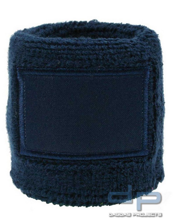 Schweißarmband mit Wunschaufdruck in reflex silber
