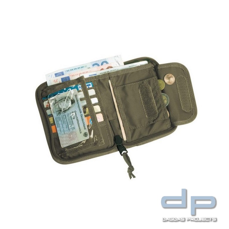 Tasmanian Tiger Geldbörse Wallet RFID B, Cordura® in schwarz und oliv