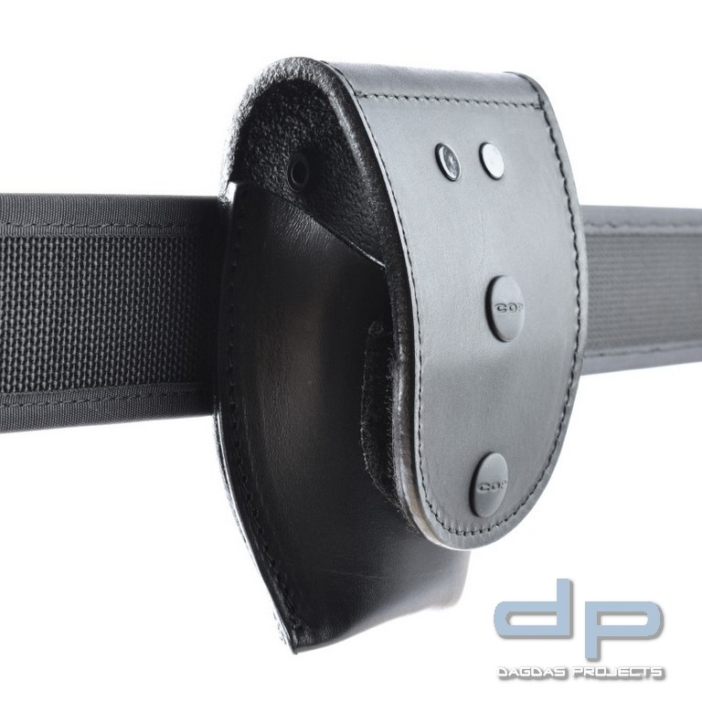 COP® 8402 Gr. XL geschlossene Handfesseltasche, Klett-Druckknopfverschluss,Leder