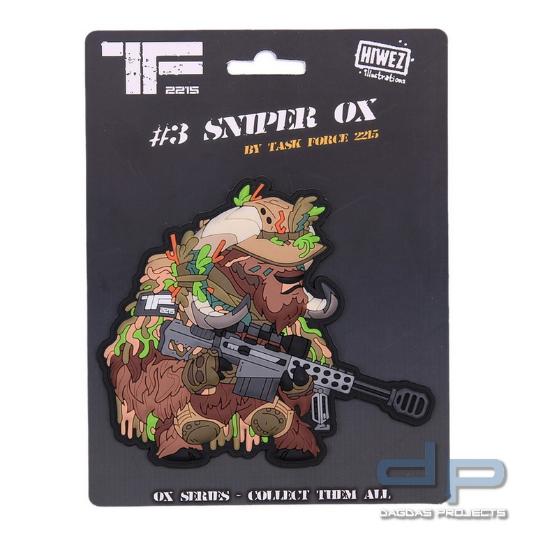 Emblem 3D PVC Sniper Ox No.3