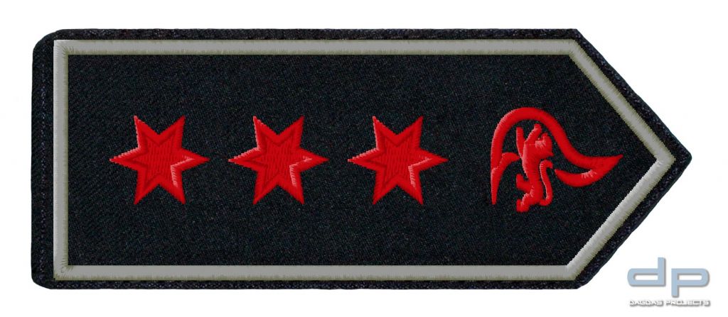 SCHULTERKLAPPENPAAR FEUERWEHR, BADEN-WÜRTTEMBERG HAUPTBRANDMEISTER/-IN (A9)