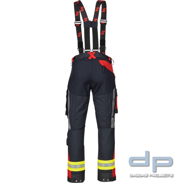 S-GARD Wildlandhose RANGER 2.0; EN 11612, EN 15614, schwarzblau/rot