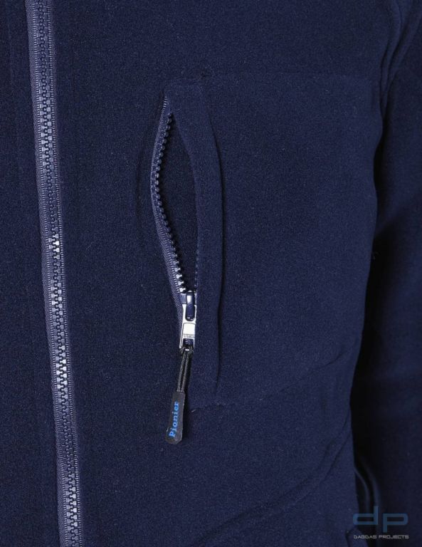 Behörden Fleece-Jacke Herren Winter Marineblau