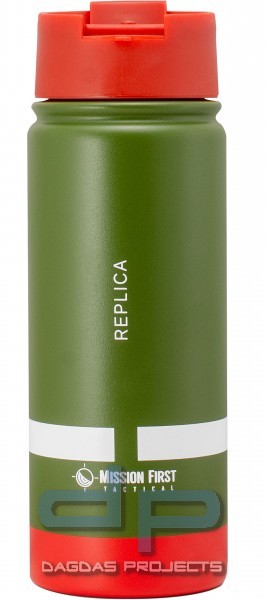 MFT M18 Red Smoke Flip Top Bottle 450 ML (Thermoflasche)