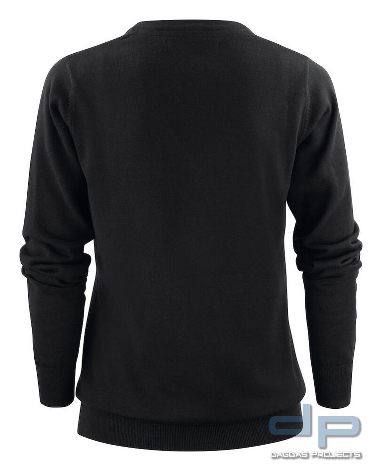 Damen Strickpullover V-Ausschnitt 100% Baumwolle in verschiedenen Farben