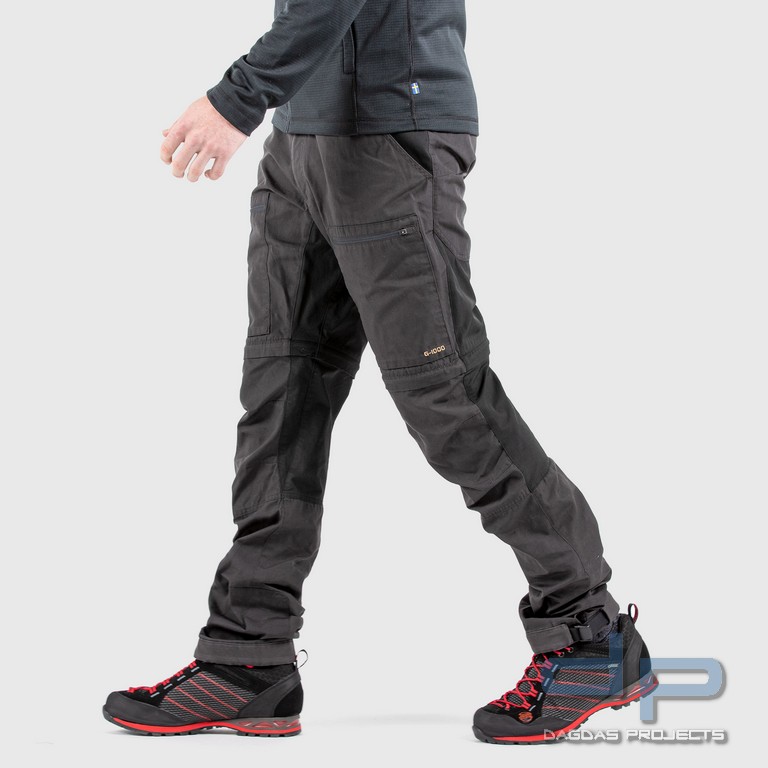 Fjällräven Abisko Lite Trekking Zip-Off Trousers Dunkelgrau oder Sand