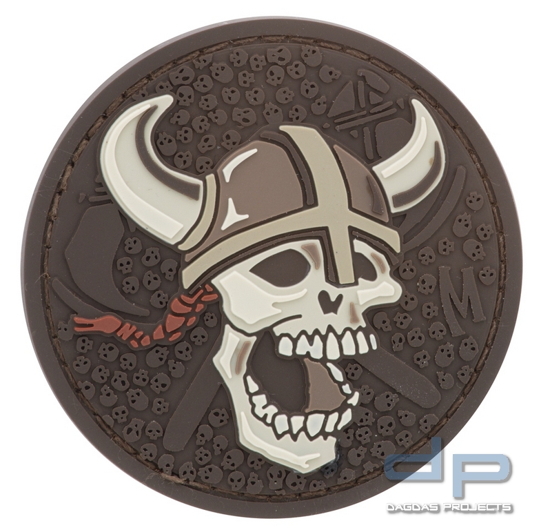 Maxpedition Rubber Patch VIKING SKULL Arid
