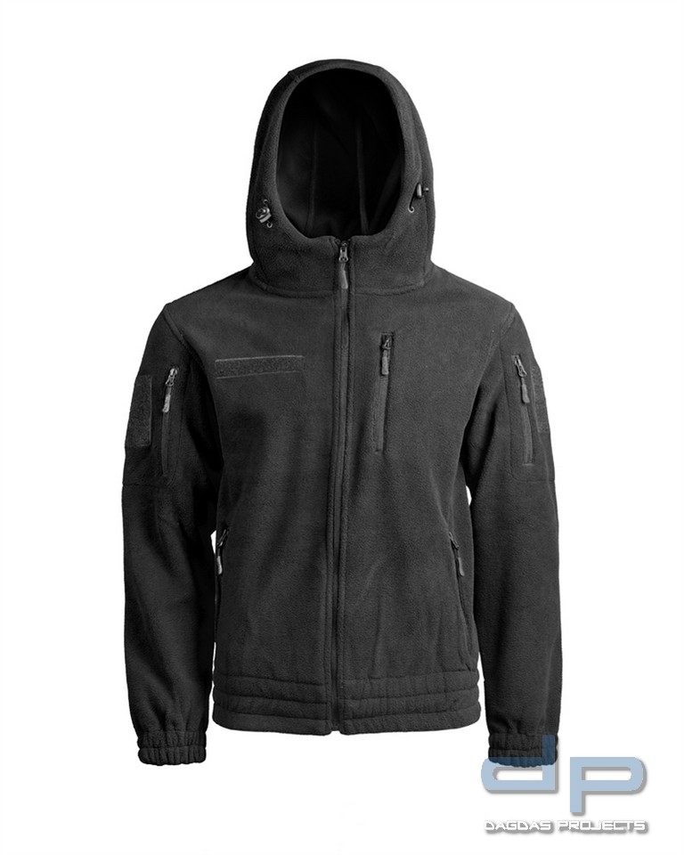 KÄLTESCHUTZJACKE FLEECE GEN.II M.KAPUZE SCHWARZ VPE 2