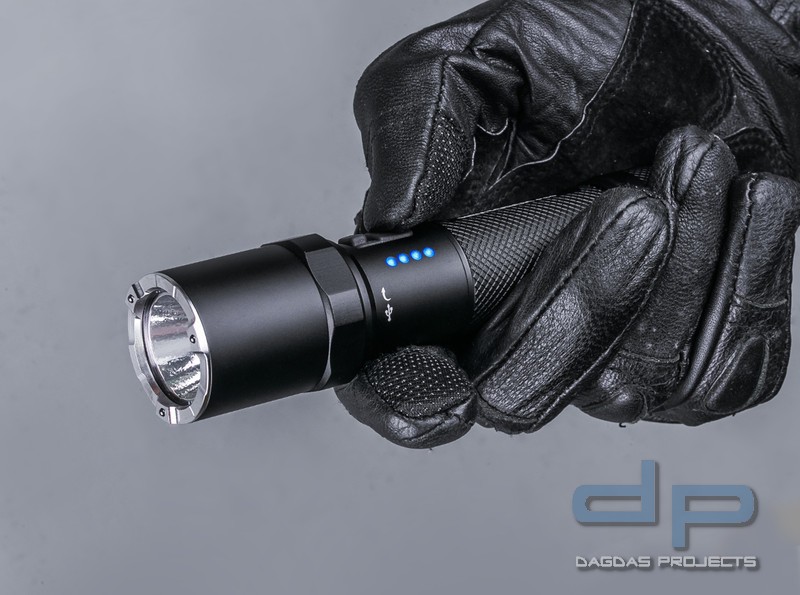 Nextorch P81 2.600 Lumen Einsatz LED Taschenlampe, USB-C Akkuladefunktion, Glasbrecher aus Nano-Kera