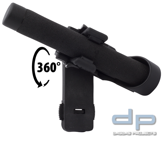 ESP Taschenlampen Halterung 37 mm mit Gürtelclip