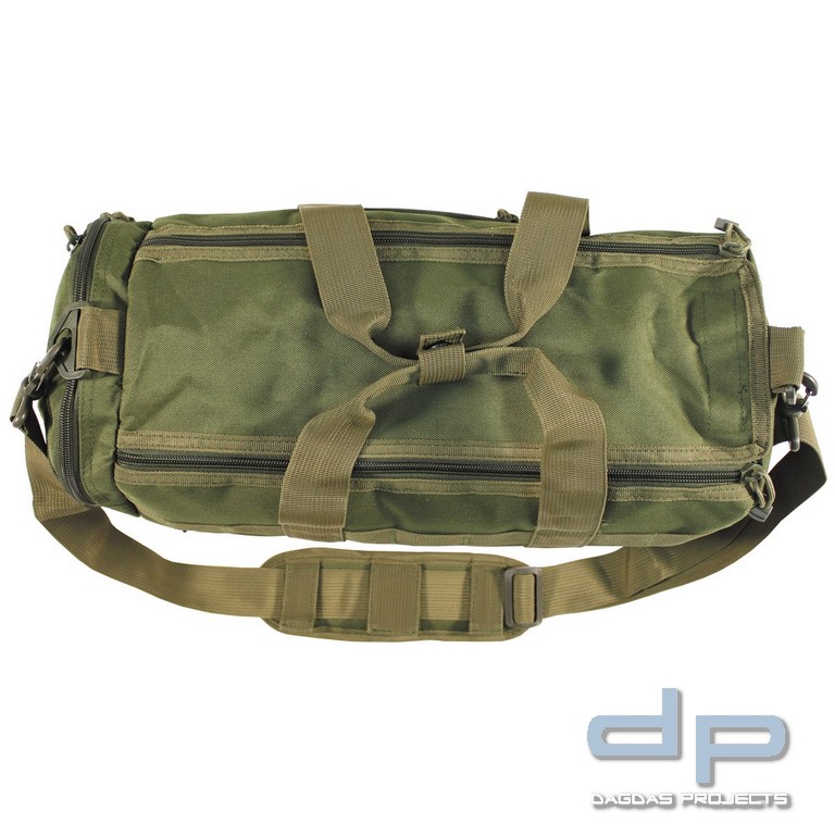 Einsatztasche, rund, "MOLLE", oliv