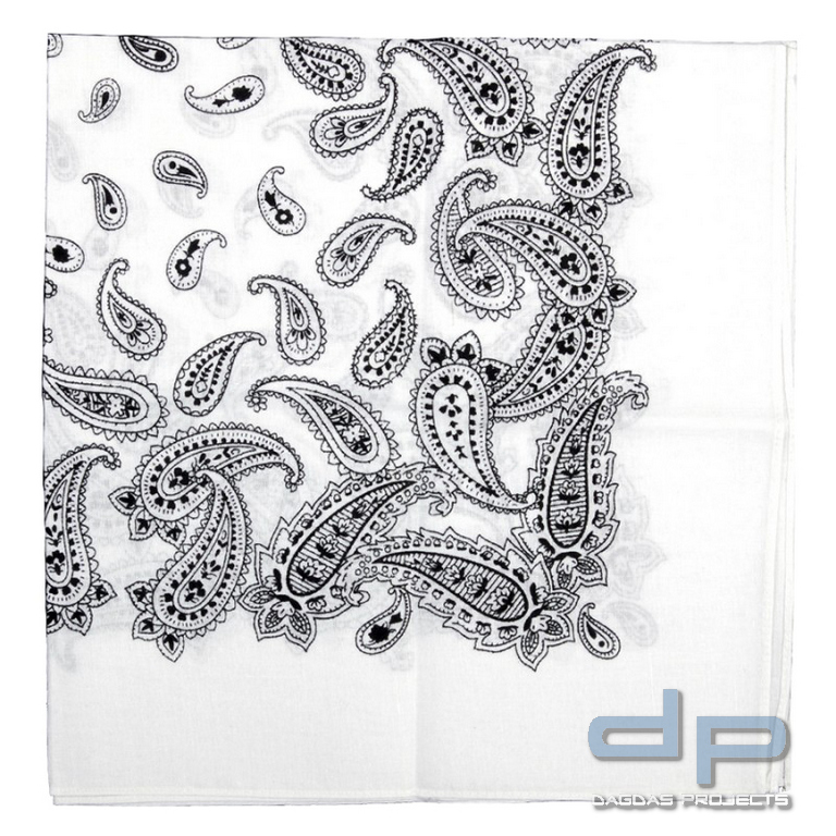 Bandana Muster weiß