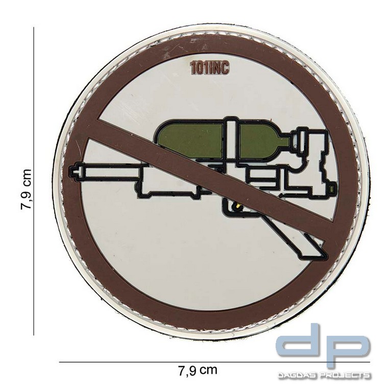 Emblem 3D PVC Super Soaker braun