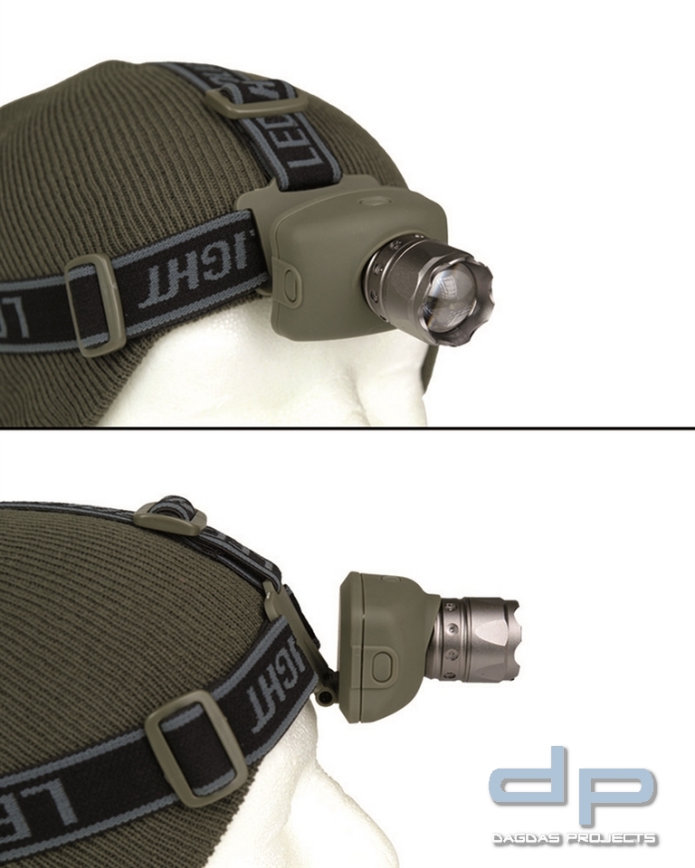 KOPFLAMPE LED CREE 3 WATT M.ZOOM VPE 2