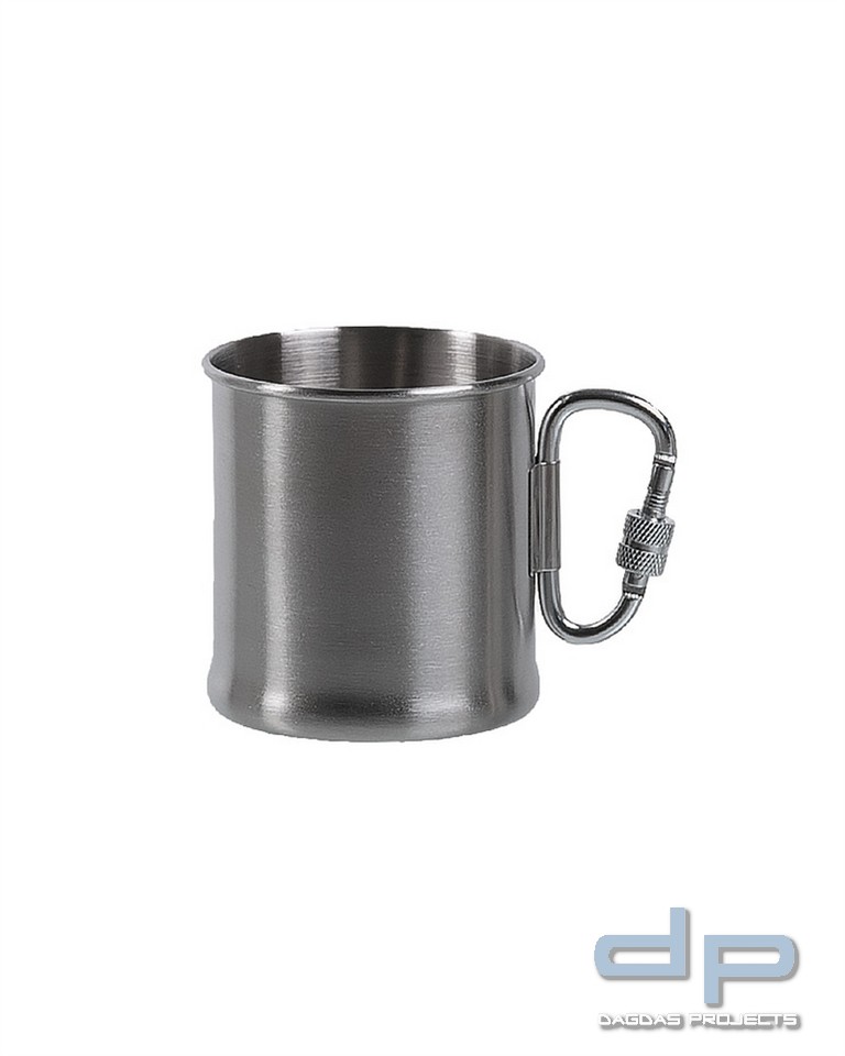 KARABINERBECHER S/STEEL 250ML VPE 10