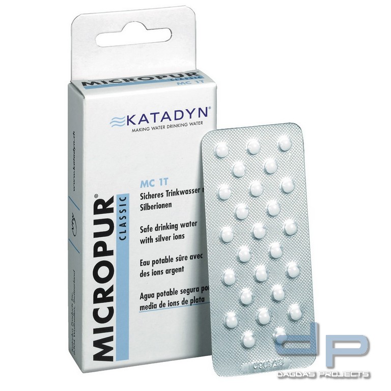 Katadyn, "Micropur MC 1T", 100 Tabletten