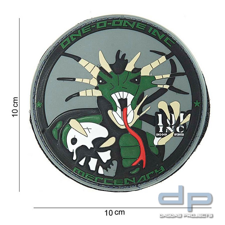 Emblem 3D PVC 101 INC Mercenary