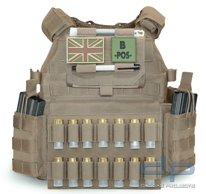 Warrior Double Horizontal Breaching Shotgun Panel Coyote