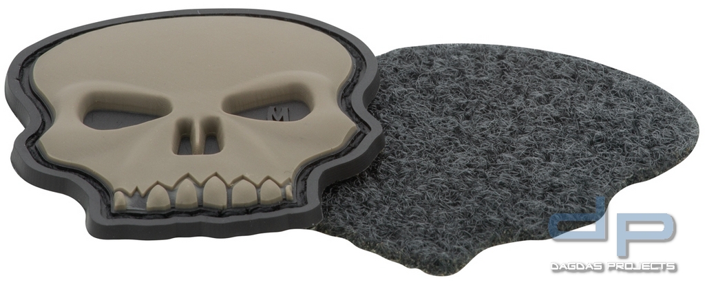 Maxpedition Rubber Patch HI RELIEF SKULL Swat