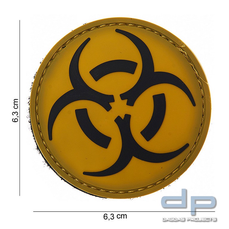 Emblem 3D PVC Resident Evil Gelb/Schwarz