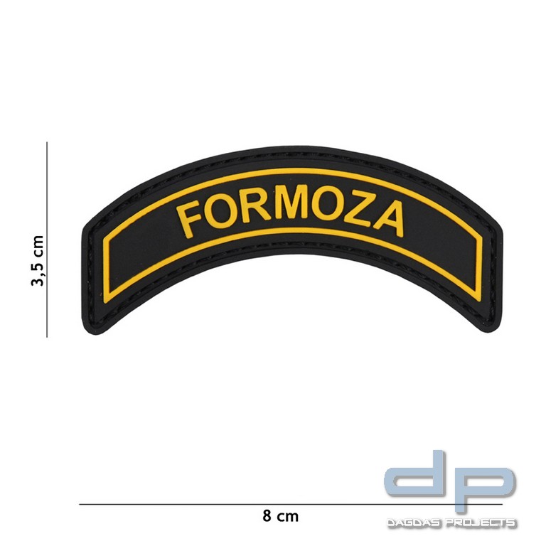 Emblem 3D PVC Formoza schwarz