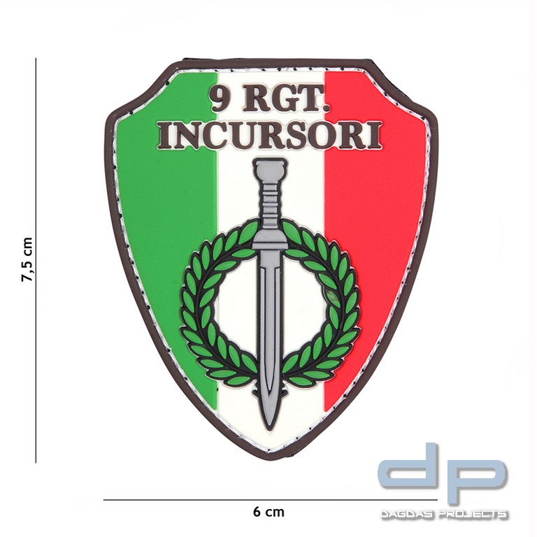 Emblem 3D PVC 9 RGT Incursori