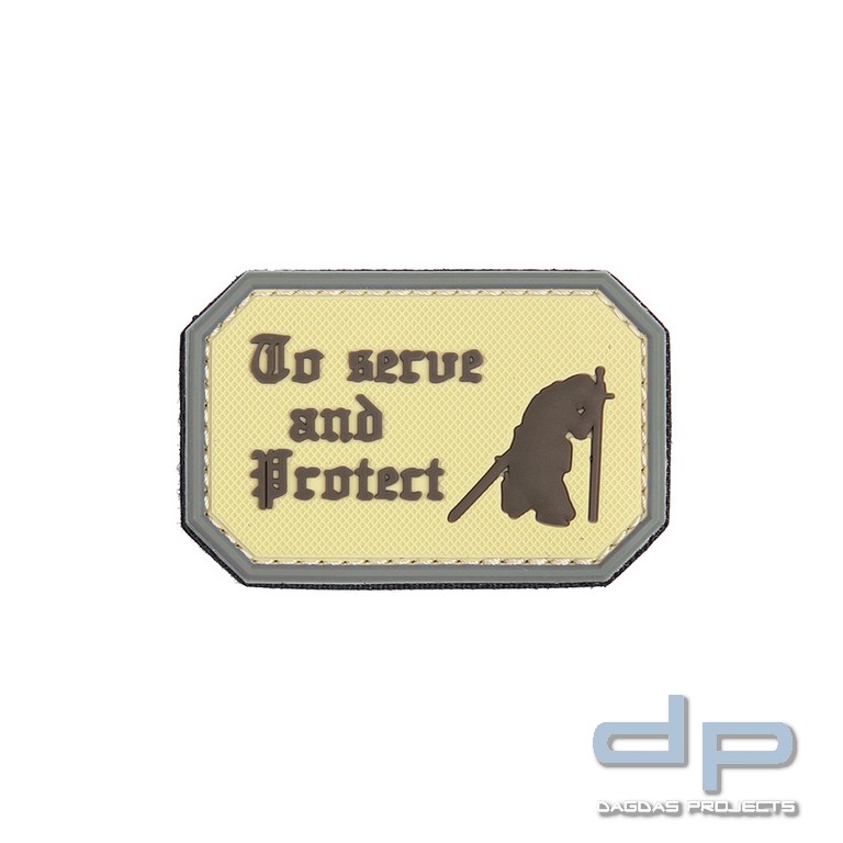 Patch 3D PVC To serve and protect coyote