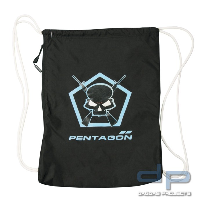 Pentagon Moho Gym Bag Skull in Schwarz und Grau