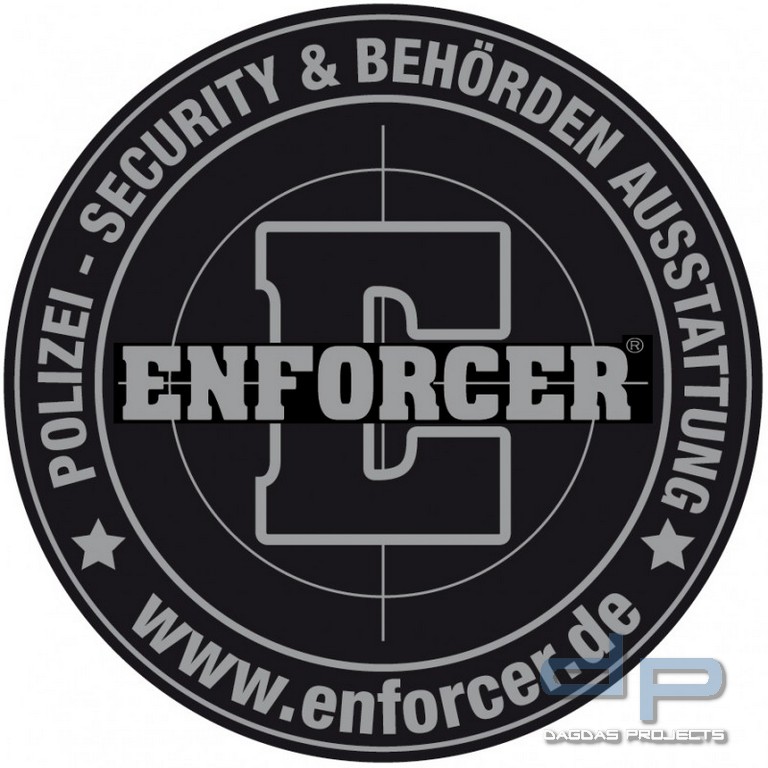 Rubber Patch ENFORCER rund und grau