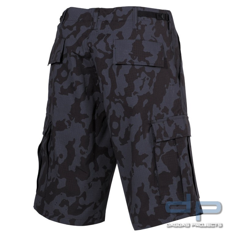 US BDU Bermuda, Rip Stop, night-camo