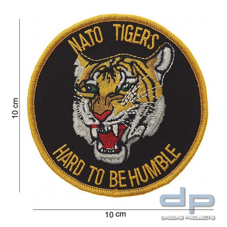 Emblem Stoff Nato Tigers Hard to be Humble