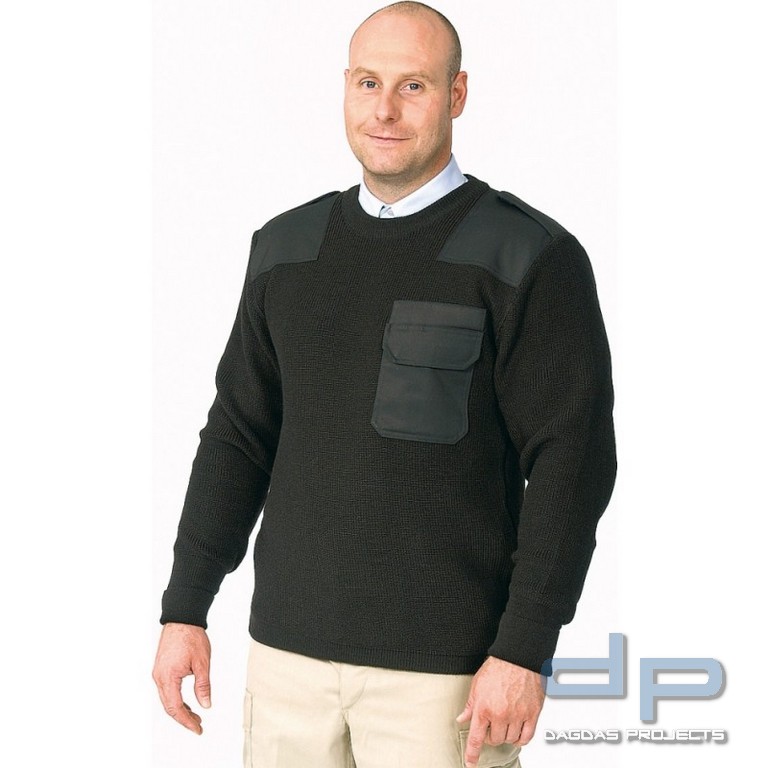 Original Behörden Pullover schwarz