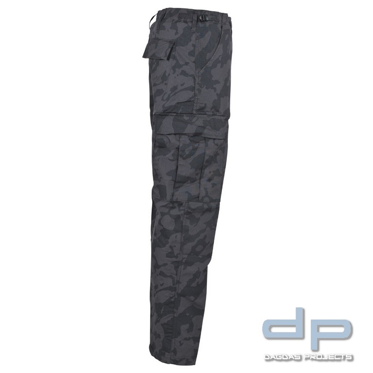US Kampfhose, BDU, Rip Stop, night-camo, Größe: XL