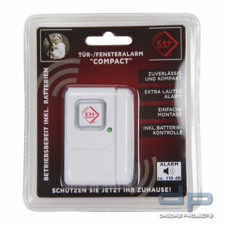 Tür-/Fensteralarm "COMPACT" in weiß