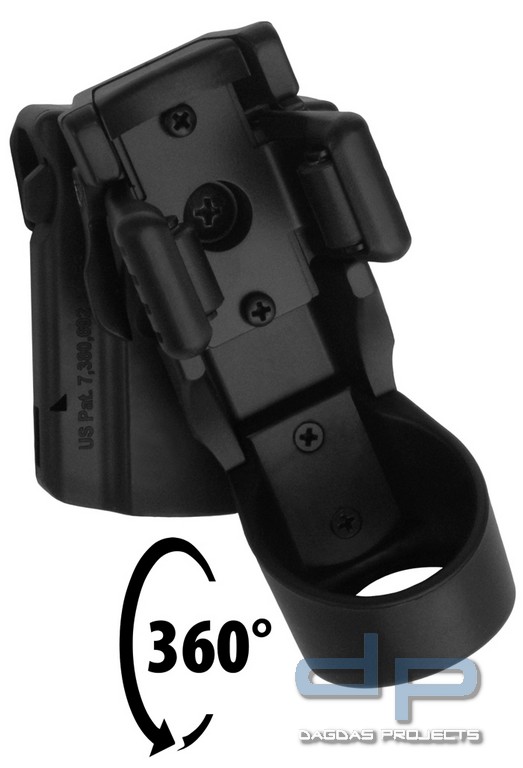 ESP Taschenlampen Halterung 34 mm mit Gürtelklammer