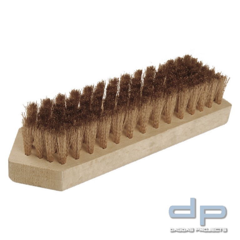 Bürste funkenfrei, Zinnbronzedraht gewellt, 70 x 180 mm