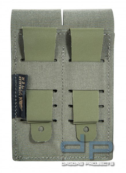 TASMANIAN TIGER DBL PISTOL MAG POUCH MK3 IRR, FARBE: STEINGRAUOLIV