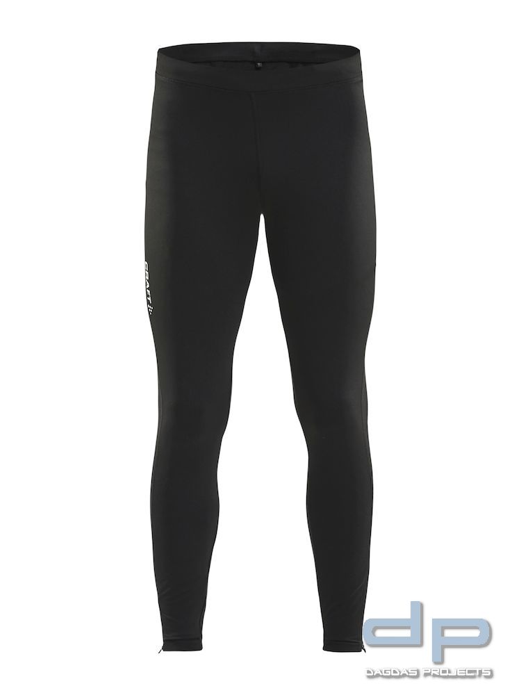 Craft Rush Zip Tights für Herren in Schwarz