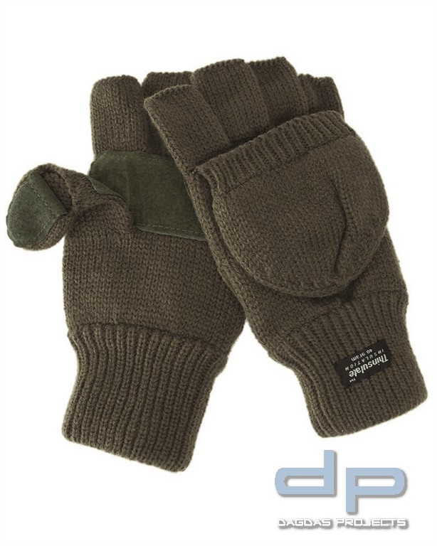 KLAPPHANDSCHUHE OLIV VPE 12