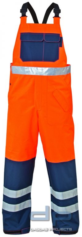 Warnlatzhosen FA 3000 warnorange/navy