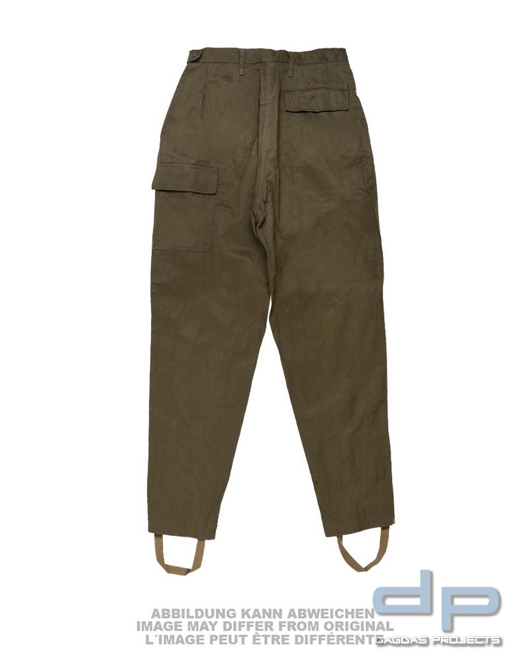 CZ DAMENHOSE VINTAGE OLIV NEUW. VPE 5
