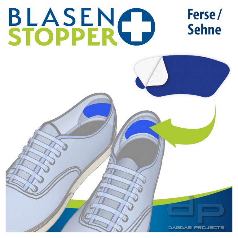 Blasenstopper für Ferse/Sehnen, 2 Stück