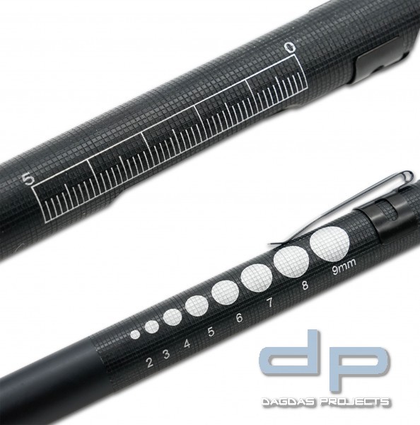 RHINO RESCUE REUSABLE LED PENLIGHT DUAL DIAGNOSTIKLEUCHTE SCHWARZ